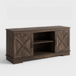 Rustic Farmhouse Barn Door TV Stand