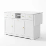 White Credenza Storage Sideboard