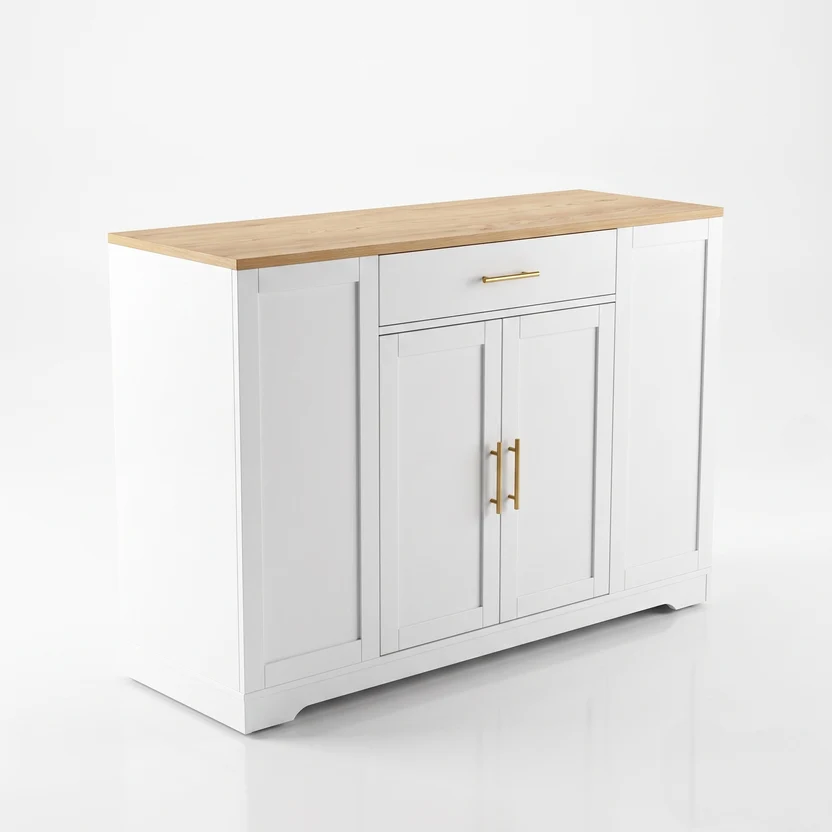 FTLFKT-2065—生成图 Classic Wooden Sideboard Buffet with Storage - Image 1