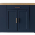 Navy Blue Sideboard Buffet Cabinet