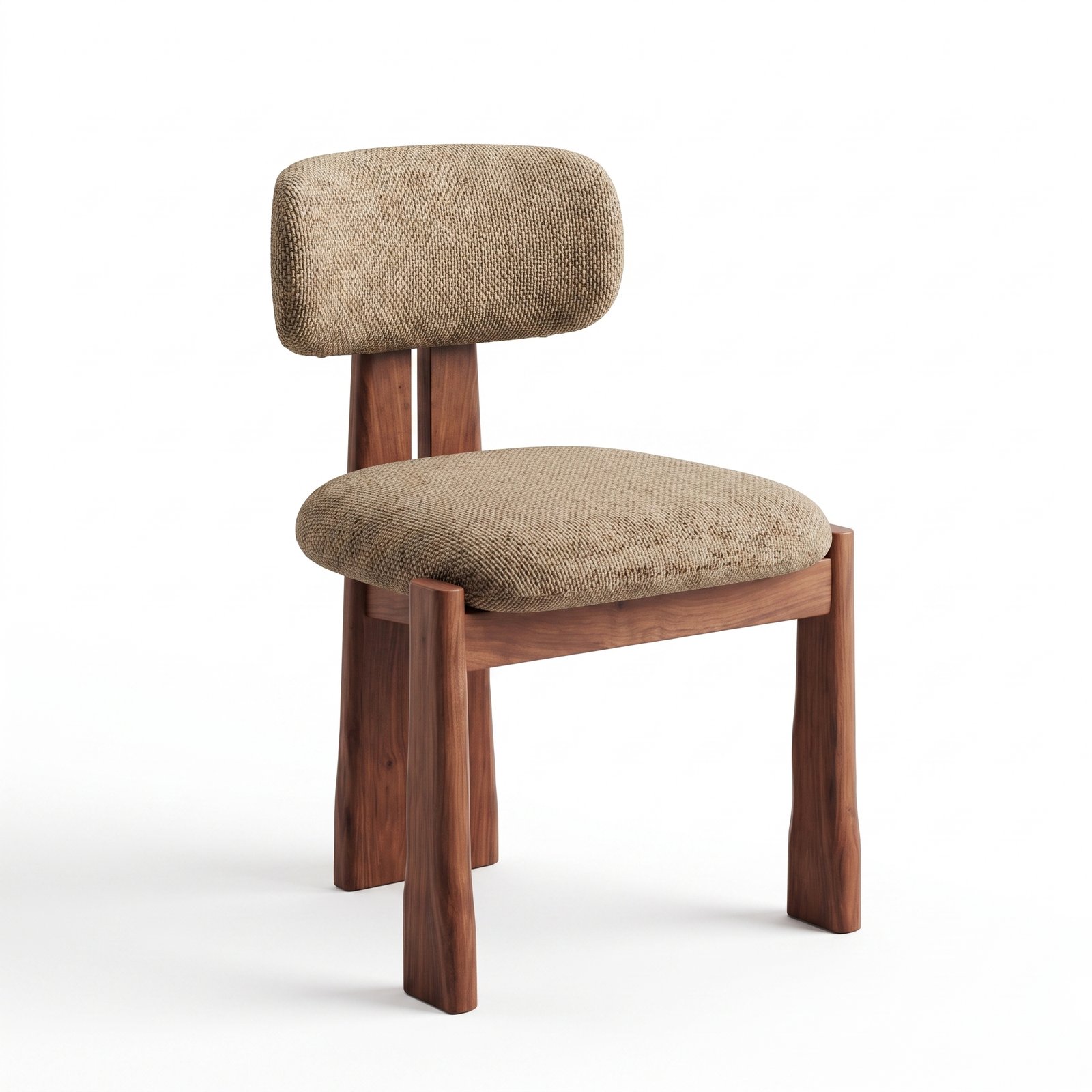 HEFTCH-8155—生成图 Modern Solid Ash Wood Upholstered Dining Chair - Image 1