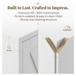 Wholesale Modern Farmhouse Sliding Barn Door Wardrobe (PB+MDF) - OEM/ODM Available​ - Image 2