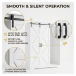 Wholesale Modern Farmhouse Sliding Barn Door Wardrobe (PB+MDF) - OEM/ODM Available​ - Image 4