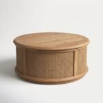 MMK-Furniture-round-pine-wood-coffee-table-with-woven-drum-base-on-white-background.