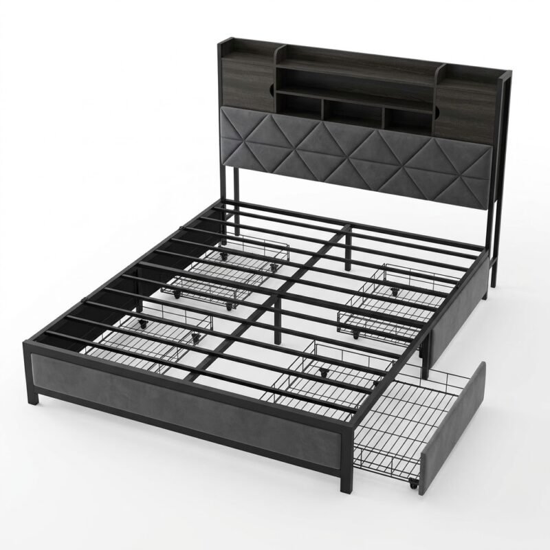 MMK-metal-bed-frame-with-storage-drawers-and-upholstered-headboard.