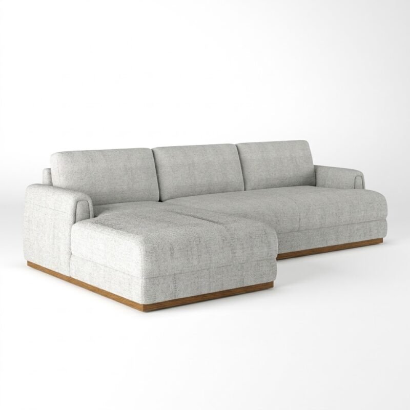 1.Modern-light-grey-linen-sectional-sofa-with-solid-ash-wood-base-by-MMK-Furniture-Makers-for-B2B-wholesale.
