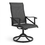Outdoor-swivel-dining-chair-with-textilene-fabric-by-MMK-Furniture.