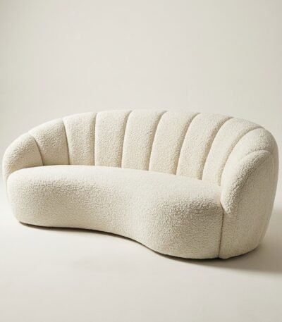 1.Wholesale-curved-boucle-sofa-in-cream-white-with-fluted-backrest-by-MMK-Furniture-Makers.