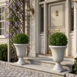 Classic Pedestal Urn Planter – 100% Premium PP Plastic - Image 2