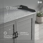 Close-up-details-of-solid-pine-wood-construction-and-rust-resistant-galvanized-steel-countertop-by-MMK.