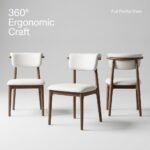 Front-and-back-views-of-modern-wooden-upholstered-dining-chair.