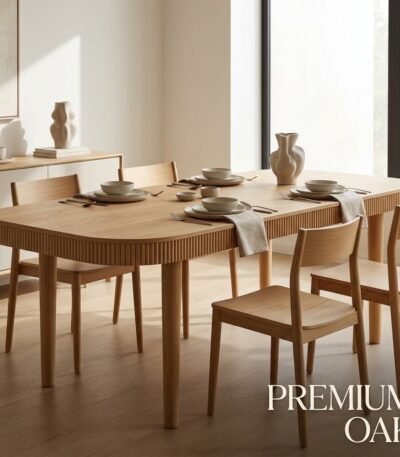 Handcrafted-oak-table-in-modern-dining-room-setting.