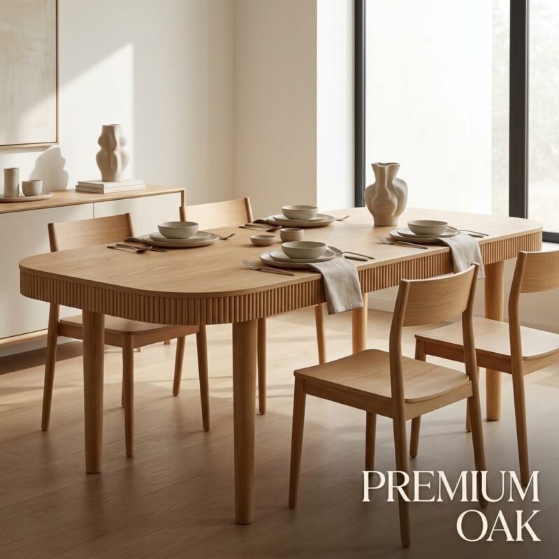 Handcrafted-oak-table-in-modern-dining-room-setting.