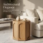 Modern-wooden-accent-end-table-beside-linen-sofa-in-upscale-living-room.