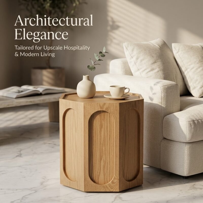 Modern-wooden-accent-end-table-beside-linen-sofa-in-upscale-living-room.