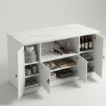 Open-doors-view-showing-multi-tier-storage-in-MMK-white-cabinet.