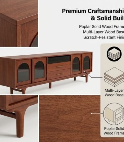 Solid-wood-and-plywood-construction-mid-century-TV-console.