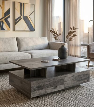 Styled-contemporary-grey-coffee-table-in-modern-living-room.