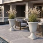 Classic Pedestal Urn Planter – 100% Premium PP Plastic - Image 3