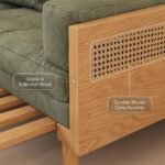3.Close-up-of-solid-ash-wood-grain-and-woven-PVC-cane-rattan-armrest.