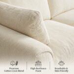 3.Extreme-close-up-showing-the-breathable-cotton-linen-fabric-texture-neat-backrest-stitching-and-plush-cushion-filling-of-the-MMK-cream-sofa.