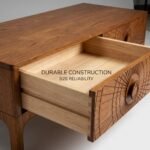 Opened-drawer-of-the-oak-coffee-table-showing-durable-build.