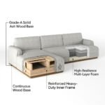 3.Solid-ash-wood-plinth-base-and-high-density-foam-internal-structure-of-MMK-Furniture-Makers-sectional-sofa.