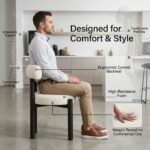 A-person-sitting-in-the-chenille-and-ash-chair-with-callout-diagrams-explaining-the-ergonomic-back-support-and-foam-padding.