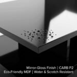 Close-up-of-waterproof-high-gloss-piano-finish-on-P2-MDF-board.
