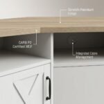 High-quality-P2-MDF-board-and-X-pattern-barn-door-details.