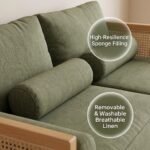4.Olive-green-breathable-linen-cotton-sofa-cushions-with-tufted-details.