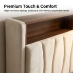 Detail-of-soft-cream-velvet-fabric-and-high-density-foam-padding.