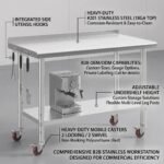 Detailed-specification-overview-graphic-for-the-MMK-custom-stainless-steel-worktable-highlighting-all-B2B-and-OEM-features.
