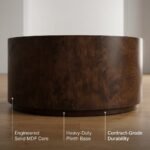 Heavy-duty-plinth-base-and-seamless-silhouette-of-custom-poplar-burl-coffee-table.