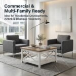 Rustic-square-coffee-table-used-in-commercial-hospitality-lounge-and-multi-family-apartments.