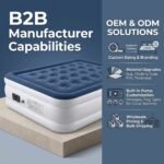 Elevated Inflatable Air Mattress with Built-In Electric Pump - Image 6