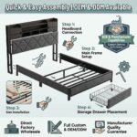 B2B-custom-furniture-manufacturer-OEM-ODM-flat-pack-bedstead.