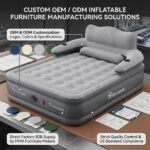 Raised Inflatable Air Mattress with Ergonomic Headboard & Electric Pump - Image 6