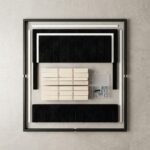 Modern Channel-Tufted Velvet Upholstered Platform Bed Frame - Image 6