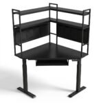 L-Shaped Electric Standing Desk - Height Adjustable
