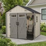 Premium Heavy-Duty HDPE Plastic Outdoor Storage Shed & Tool Room - Image 3