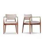 Ash Wood Chenille Upholstered Dining Chair