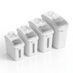 Premium Wholesale Plastic Storage Box with Clear Flip-Top Lid