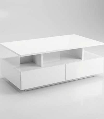 Modern-white-coffee-table-with-open-storage-and-drawers-by-MMK-Furniture-Makers.