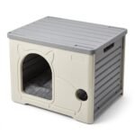 Premium PP Plastic Cat House – Durable Indoor & Outdoor Pet Shelter