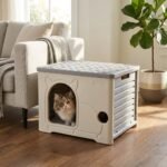 Premium PP Plastic Cat House – Durable Indoor & Outdoor Pet Shelter - Image 2