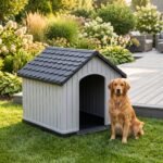 Heavy-Duty PP Plastic Outdoor Dog House with Vents - Image 2