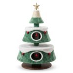 Festive Christmas Tree Cat Condo with Scratching Post