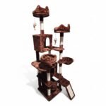 Large Multi-Level Plush Cat Tree with Scratching Posts
