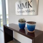 Modern Fluted 100% PP Plastic Planter – Glazed Faux-Ceramic Blue Finish - Image 3